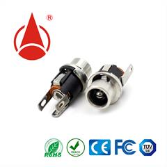 DC-025,DC母座，DC音叉插頭，插板母座，充電頭，DC plug,連接器，適配器插頭，端子，防水母座，DC插頭廠家