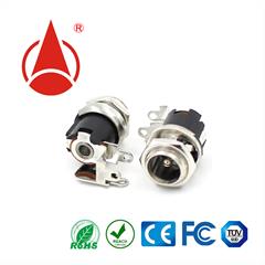 DC-025MT,DC母座，DC音叉插頭，插板母座，充電頭，DC plug,連接器，適配器插頭，端子，防水母座，DC插頭廠家